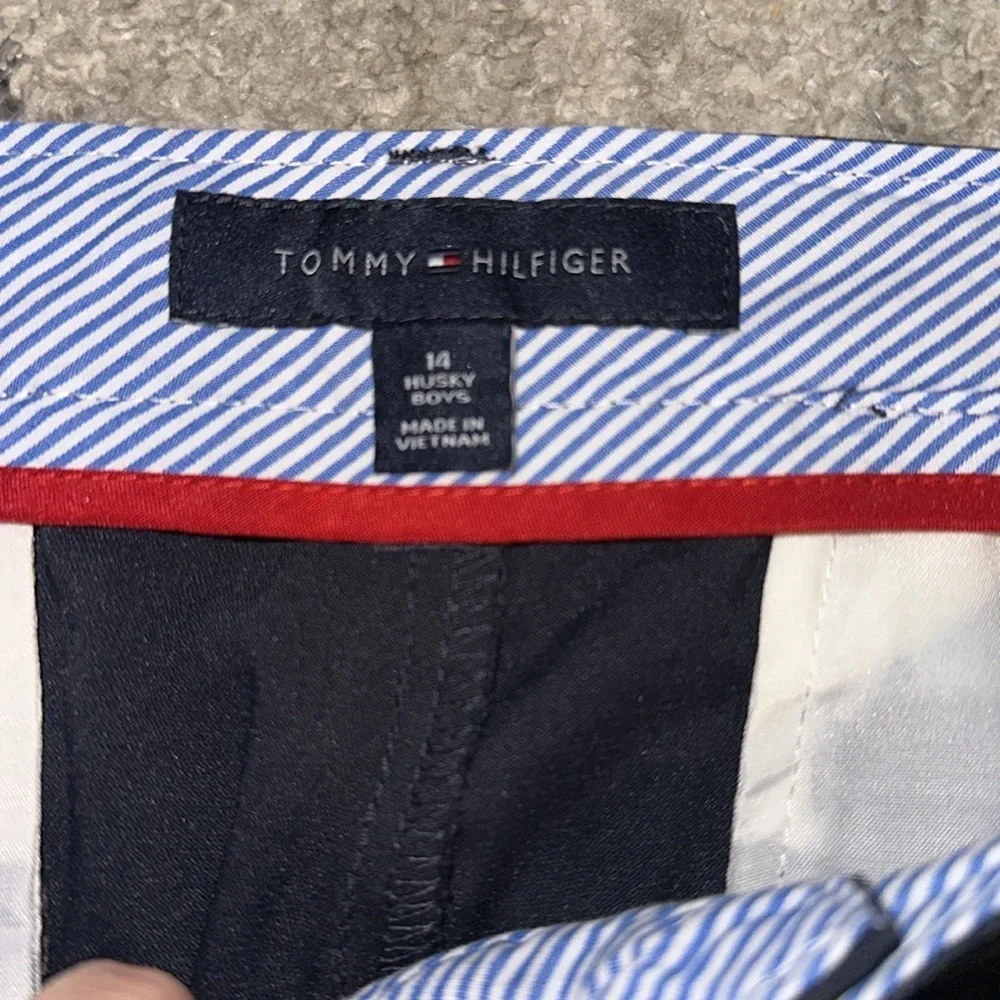 Boys Tommy‎ Hilfiger Navy Dress Pants Performance Material size 14